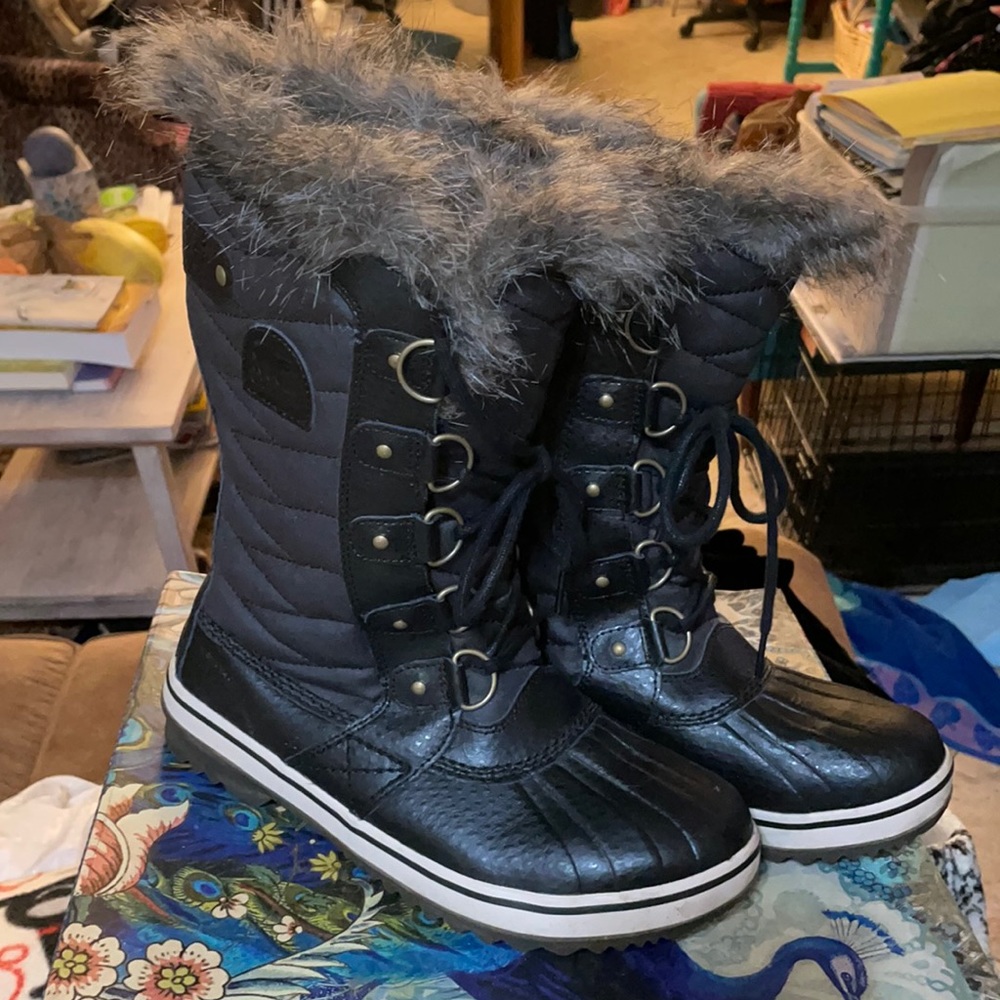 Sorel waterproof rain/snow boots Sz 8